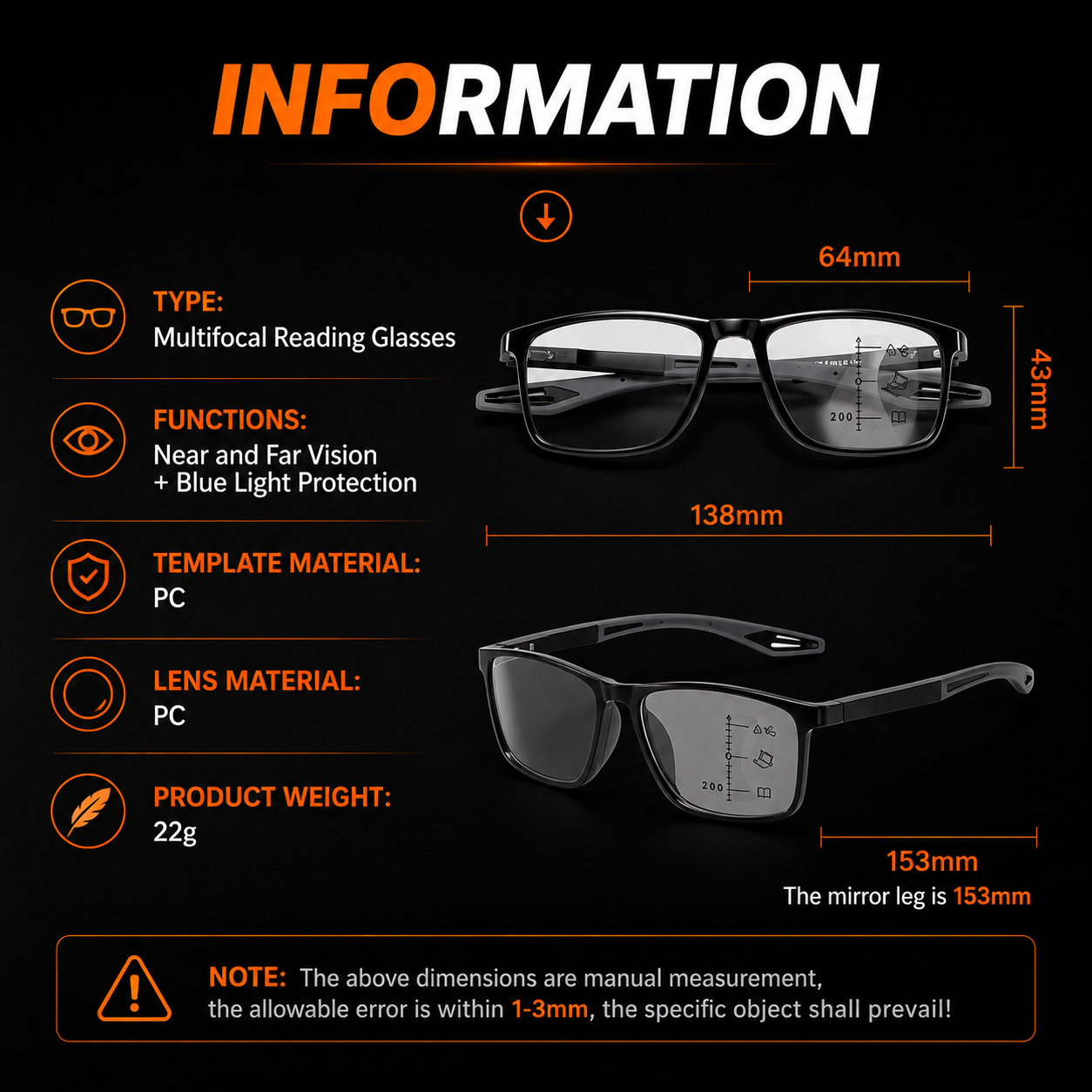 Visionsync Multifocal Glasses